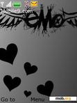 Download mobile theme Emo Heart