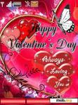 Download mobile theme animated valentine