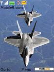 Download mobile theme F22 jet