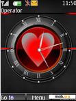 Download mobile theme Heart_clock