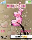 Download mobile theme BLOSSOM HEARTS animated