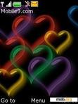 Download mobile theme Heart Colours