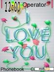 Download mobile theme I Love U Exclusive