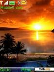 Download mobile theme Beautiful Sunset