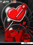 Download mobile theme Love Animated