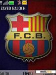 Download mobile theme Animated Barcelona Team