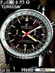 Download mobile theme Breitling  flash clock