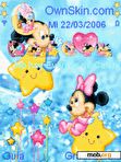 Download mobile theme Animated Babys Minnie&Mickey2 Ana76