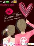 Download mobile theme love you