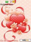 Download mobile theme animated heart