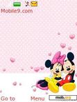 Download mobile theme Mickey Minnie Love