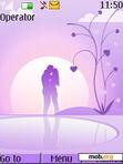 Download mobile theme purple sunset