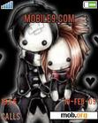 Download mobile theme emo couple