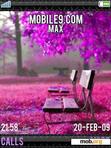 Download mobile theme purple nature