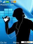 Download mobile theme Music Lover Blue