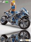 Download mobile theme Bike Girl