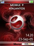 Download mobile theme Shake it SE Abstract Red for v4.7