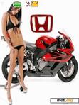 Download mobile theme animated sexy yamaha bike