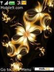 Download mobile theme golden flower