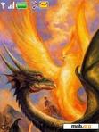 Download mobile theme phoenix versus dragon