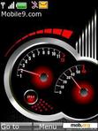 Download mobile theme Red-Black Clock