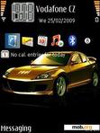 Download mobile theme Golden Car