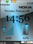 Download mobile theme Nokia blue