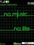 Скачать тему No music no life