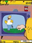 Download mobile theme Animated Simpson