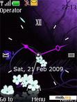 Download mobile theme Everpurple Clock