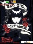 Download mobile theme Bad girl