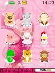 Download mobile theme Pink PigLet