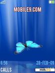 Download mobile theme blue butterfly