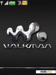 Download mobile theme Black walkman