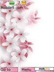 Download mobile theme pink flowers