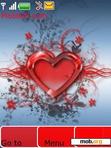 Download mobile theme Red love