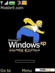 Скачать тему Windows Homer Edition