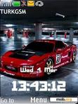 Download mobile theme honda nsx clock