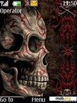 Download mobile theme Tribal Skull