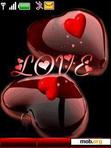 Download mobile theme animated love