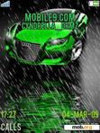 Download mobile theme car rain