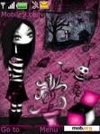 Download mobile theme Cute Emo Girl