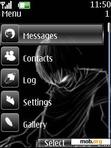 Download mobile theme black and white cube