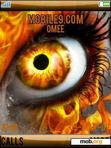 Download mobile theme fire eyes