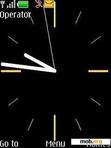 Download mobile theme Black Analog Clock