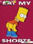 Download mobile theme Bart Simpson