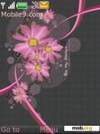 Download mobile theme Pink flowers