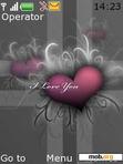 Download mobile theme Abstract i Love you