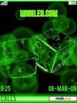 Download mobile theme Green Cubes