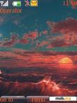 Download mobile theme Red sun